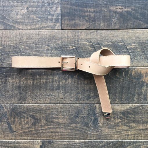 Brave Accessories Dini Leather Silver Tip Belt