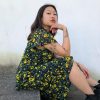 Risque Clothing RUBY Floral Ruffle Midi Dress