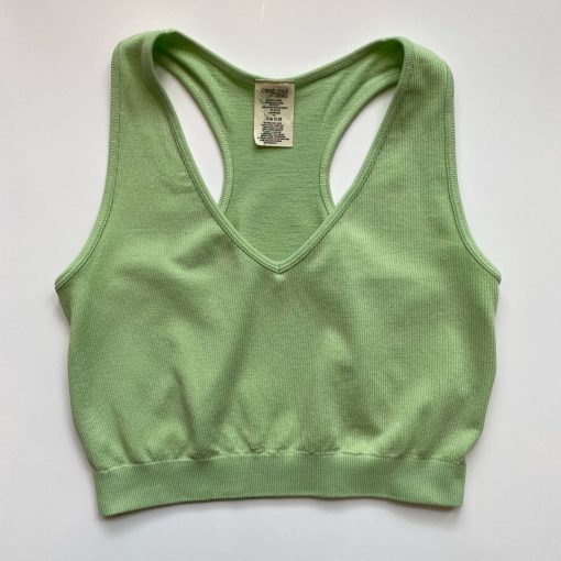 Coast To Coast Bamboo Crop Racerback Tank Clothing