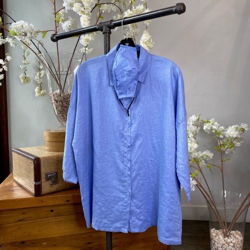 Luna Spring 2022 Collection DARCEY 3/4 Sleeve Linen Shirt