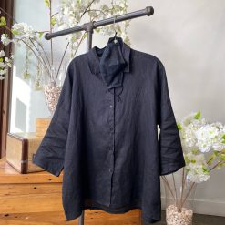 Luna Spring 2022 Collection DARCEY 3/4 Sleeve Linen Shirt
