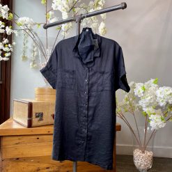 Luna Spring 2022 Collection DAKOTA Short Sleeve Linen Shirt