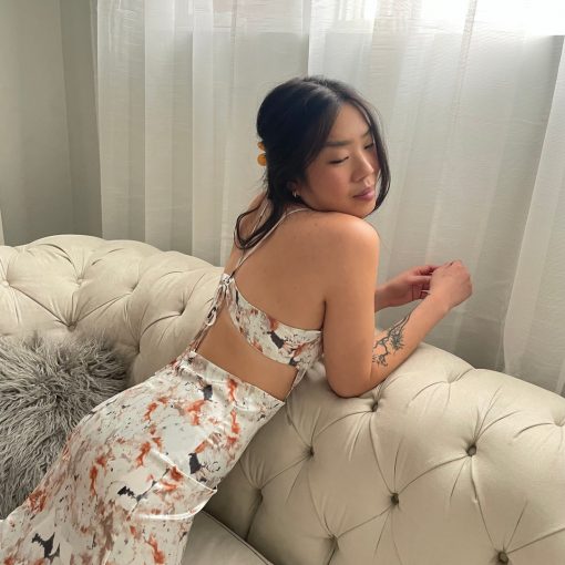 Risque NEVADA Backless Maxi Dress Spring 2022 Collection