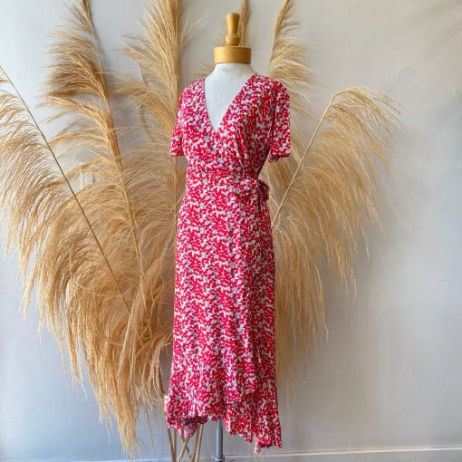 Risque ROWENA Floral Wrap Dress Spring 2022 Collection