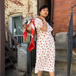 Risque Clothing FAUSTA Cherry Print Dress