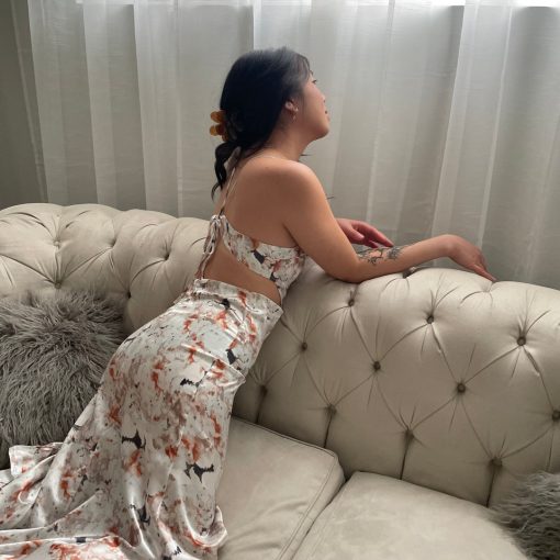 Risque NEVADA Backless Maxi Dress Spring 2022 Collection