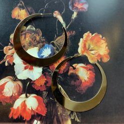 Risque Flat Hoop Earrings