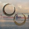 Risque Flat Hoop Earrings