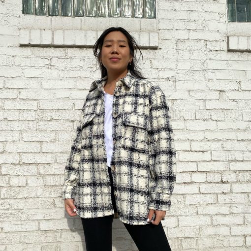 Risque AMAYA Plaid Shacket