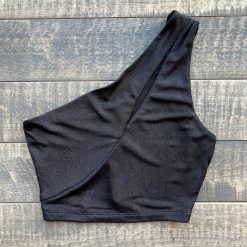 Risque SIREN One Shoulder Crop Tank