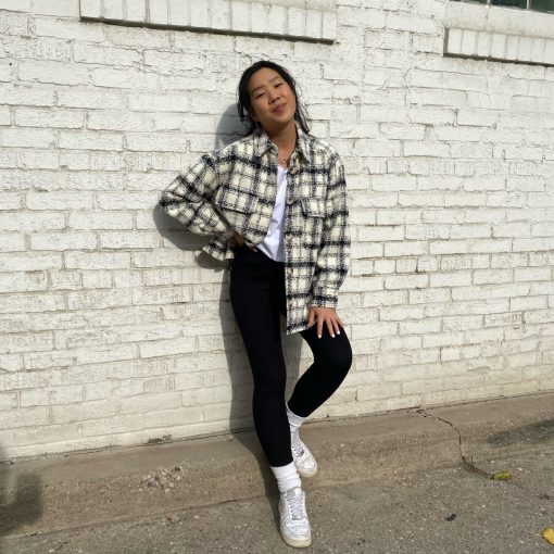 Risque AMAYA Plaid Shacket