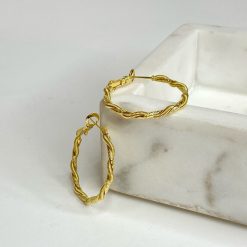 Risque TWISTED HOOP Earrings