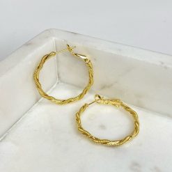 Risque TWISTED HOOP Earrings