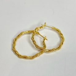 Risque TWISTED HOOP Earrings