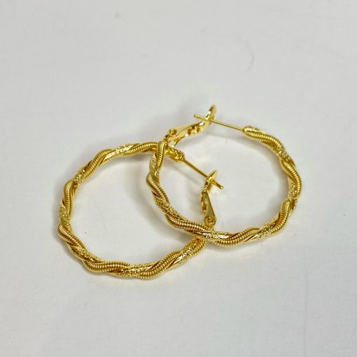 Risque TWISTED HOOP Earrings