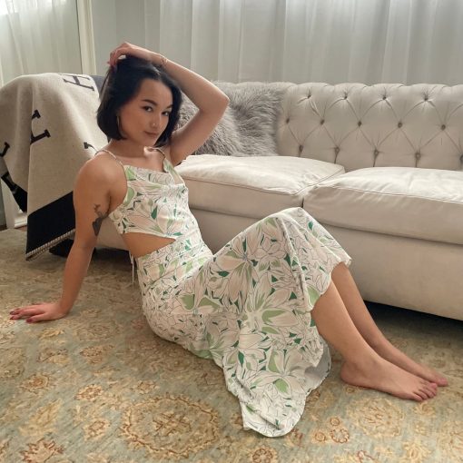 Risque NEVADA Backless Maxi Dress Spring 2022 Collection