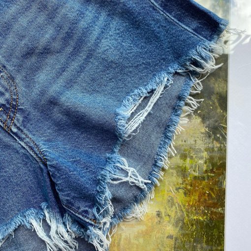 LEVI'S Ribcage Distressed Shorts Spring 2022 Collection