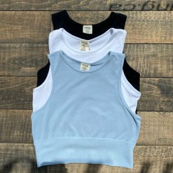 Coast To Coast Bamboo High Neck Crop Top Spring 2022 Collection