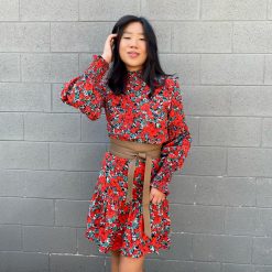 Risque TUSCANY Long Sleeve Floral Dress