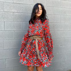 Risque TUSCANY Long Sleeve Floral Dress