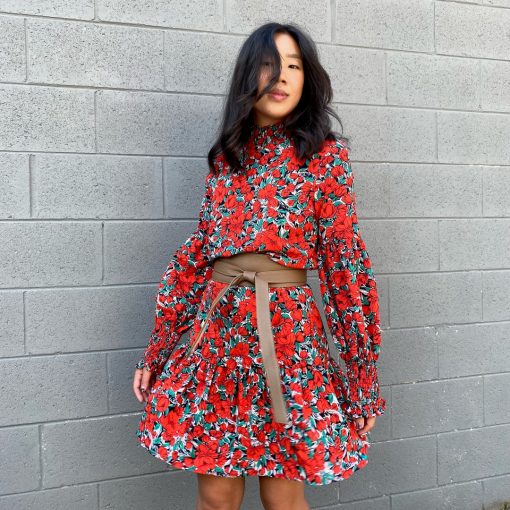Risque TUSCANY Long Sleeve Floral Dress