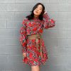 Risque TUSCANY Long Sleeve Floral Dress