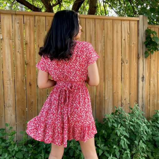 Risque NAPA Floral Mini Dress Clothing