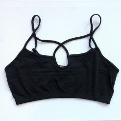Coast To Coast Bamboo Cross Front Bralette Clothing