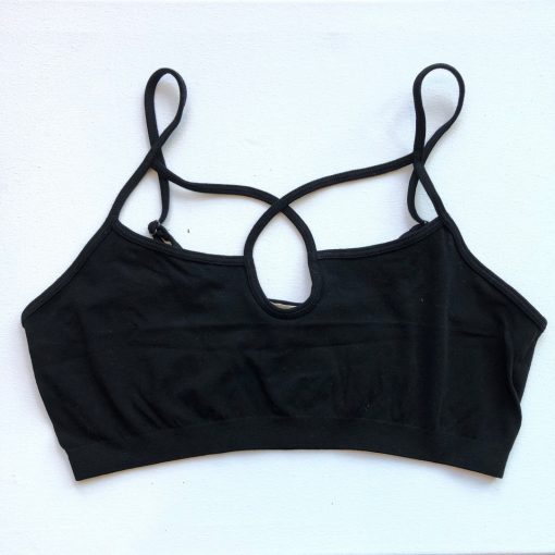 Coast To Coast Bamboo Cross Front Bralette Clothing