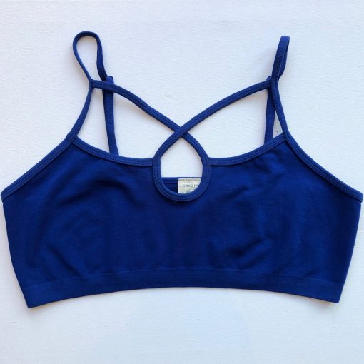 Coast To Coast Bamboo Cross Front Bralette Clothing