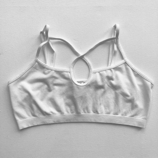 Coast To Coast Bamboo Cross Front Bralette Clothing