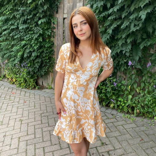 Risque SANTORINI V Neck Dress