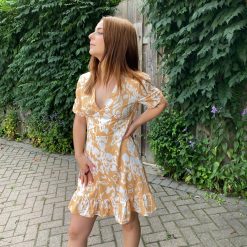 Risque SANTORINI V Neck Dress