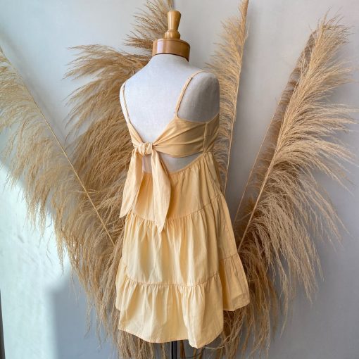 Risque SUVI Tiered Ruffle Mini Dress