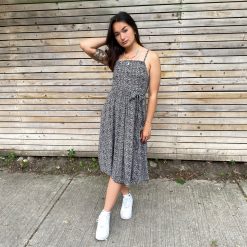 Risque VERNAZZA Floral Midi Dress