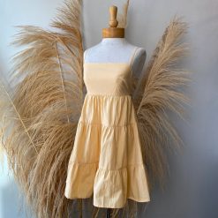 Risque SUVI Tiered Ruffle Mini Dress
