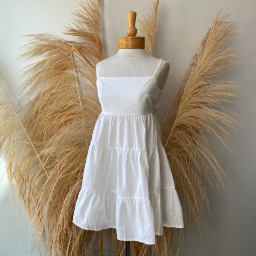 Risque SUVI Tiered Ruffle Mini Dress
