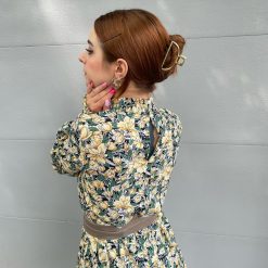 Risque TUSCANY Long Sleeve Floral Dress