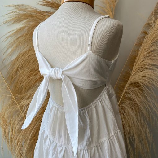Risque SUVI Tiered Ruffle Mini Dress