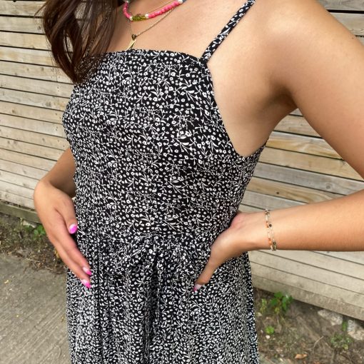 Risque VERNAZZA Floral Midi Dress