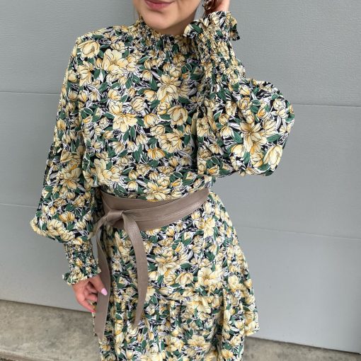 Risque TUSCANY Long Sleeve Floral Dress