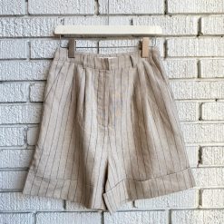 Risque Spring 2022 Collection WRIGHT Pleated Shorts