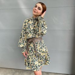 Risque TUSCANY Long Sleeve Floral Dress