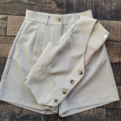 Risque LOU Herringbone Shorts