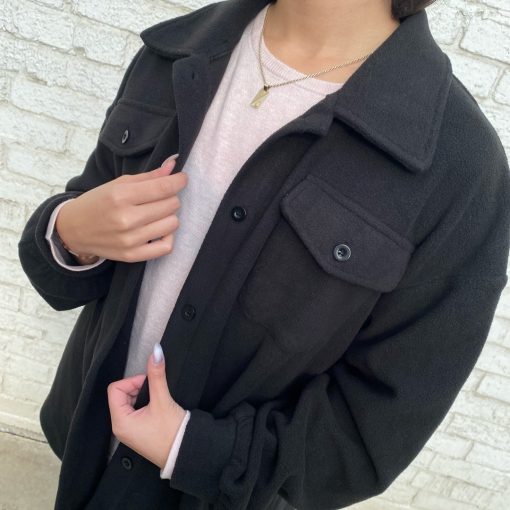 Risque BLAZE Sherpa Shacket Clothing