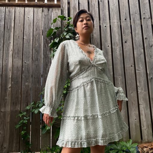 Risque KARRY Backless Floral Dress