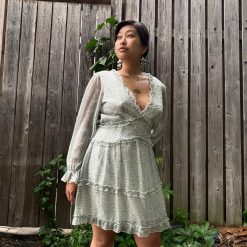 Risque KARRY Backless Floral Dress