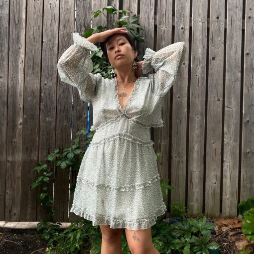 Risque KARRY Backless Floral Dress