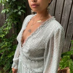 Risque KARRY Backless Floral Dress