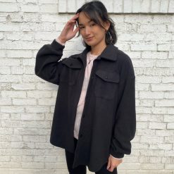 Risque BLAZE Sherpa Shacket Clothing